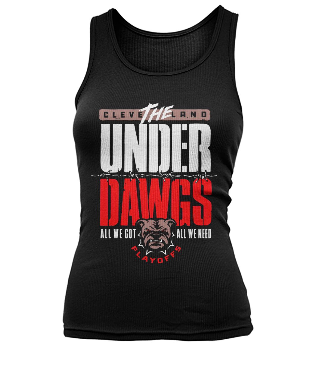 Cleveland Under Dawgs Playoffs Shirt view 3