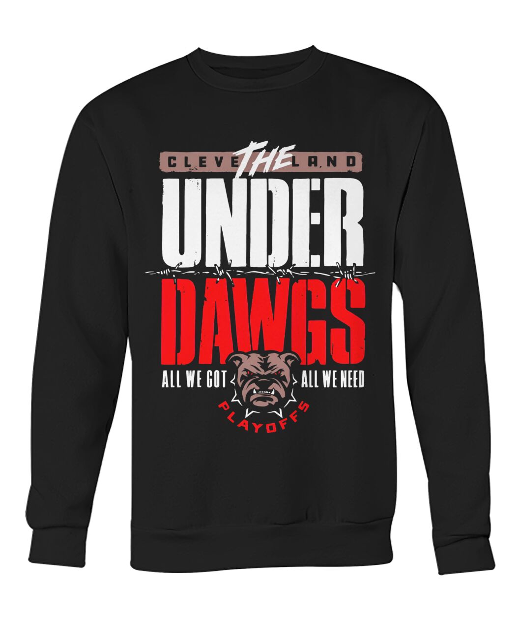 Cleveland Under Dawgs Playoffs Shirt view 4