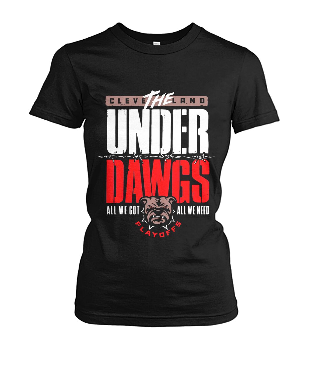 Cleveland Under Dawgs Playoffs Shirt view 8