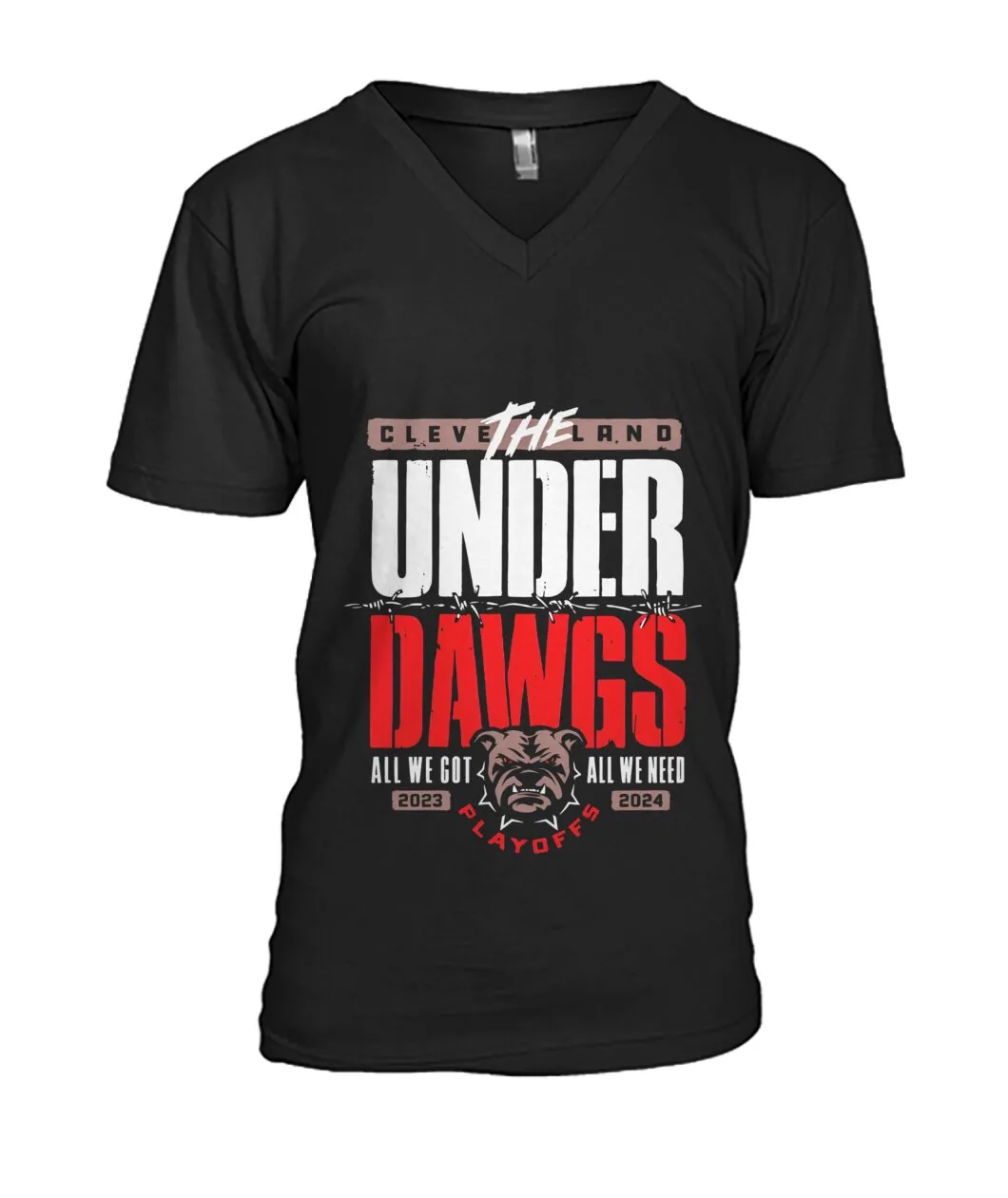 Cleveland Under Dawgs All We Got Shirt view 6
