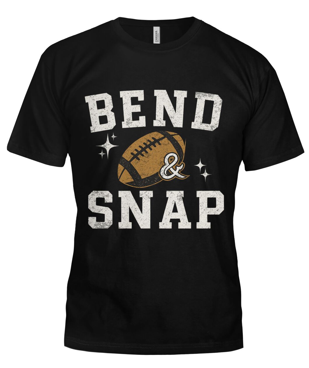Bend & Snap Funny Football Shirt - BEND & SNAP with vintage football