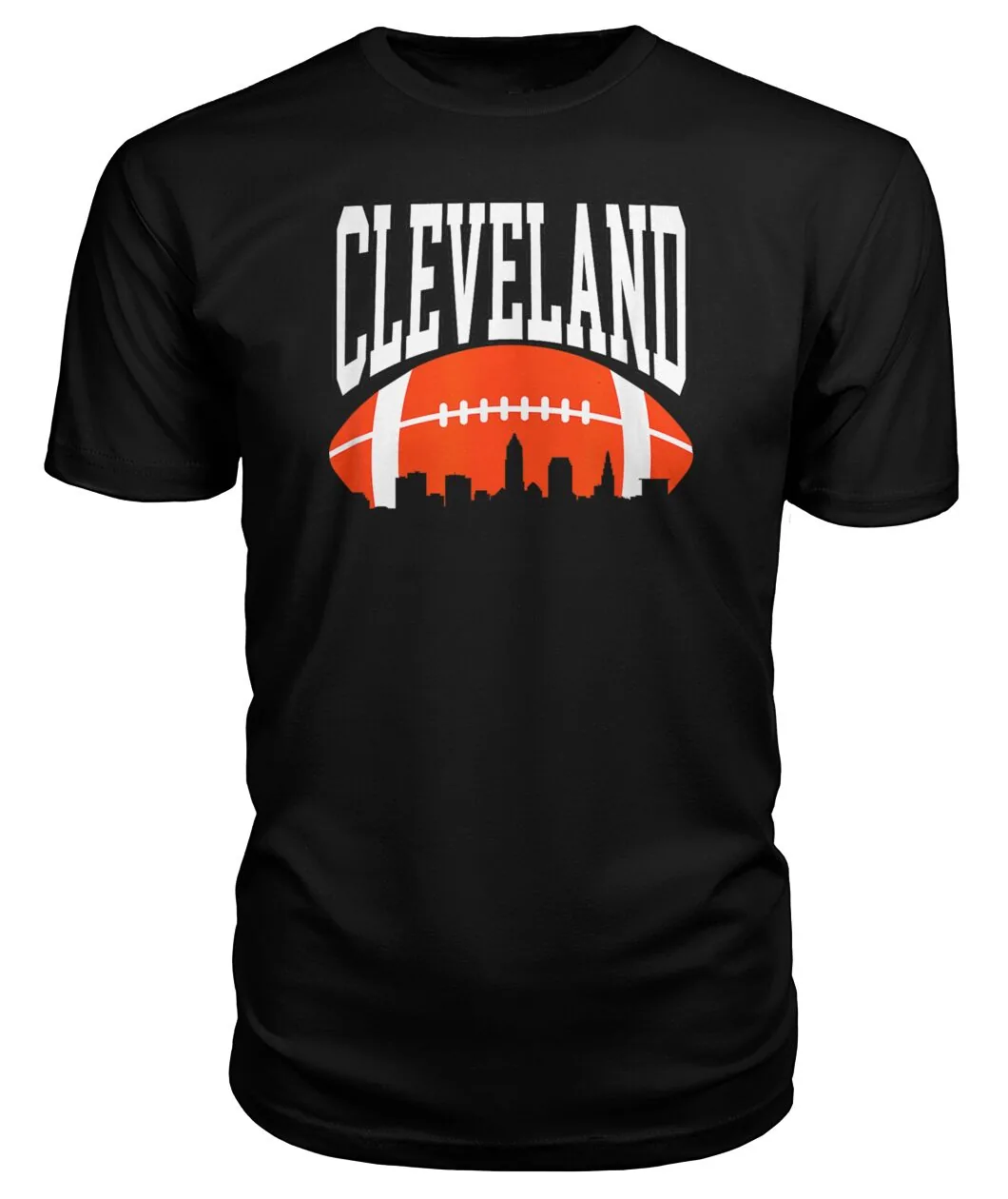 Cleveland Retro Skyline Football Shirt view 7