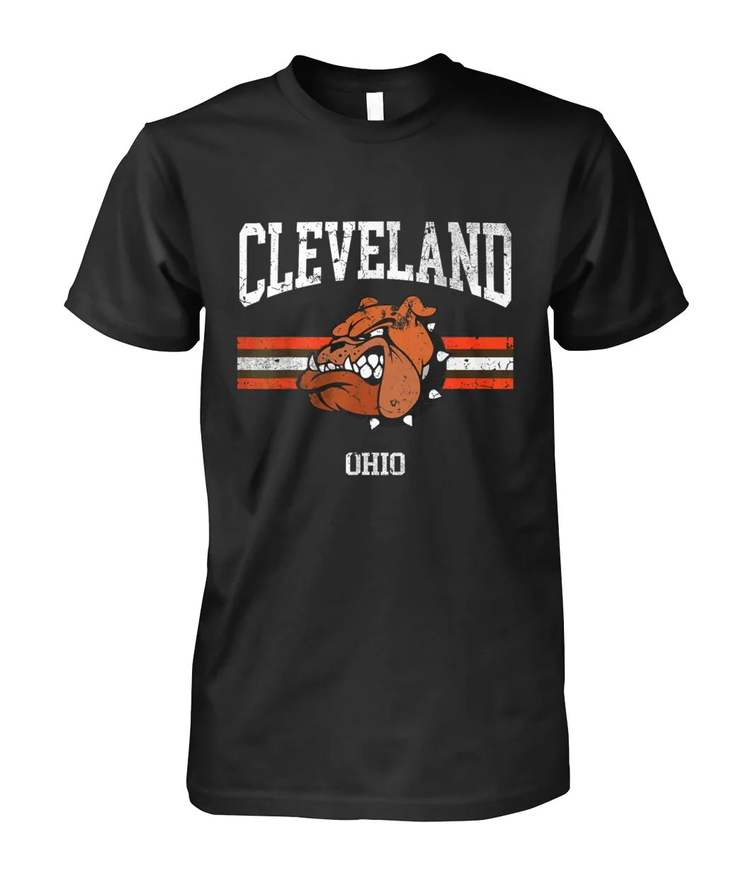 Cleveland Ohio Retro Bulldog Gameday Shirt view 3