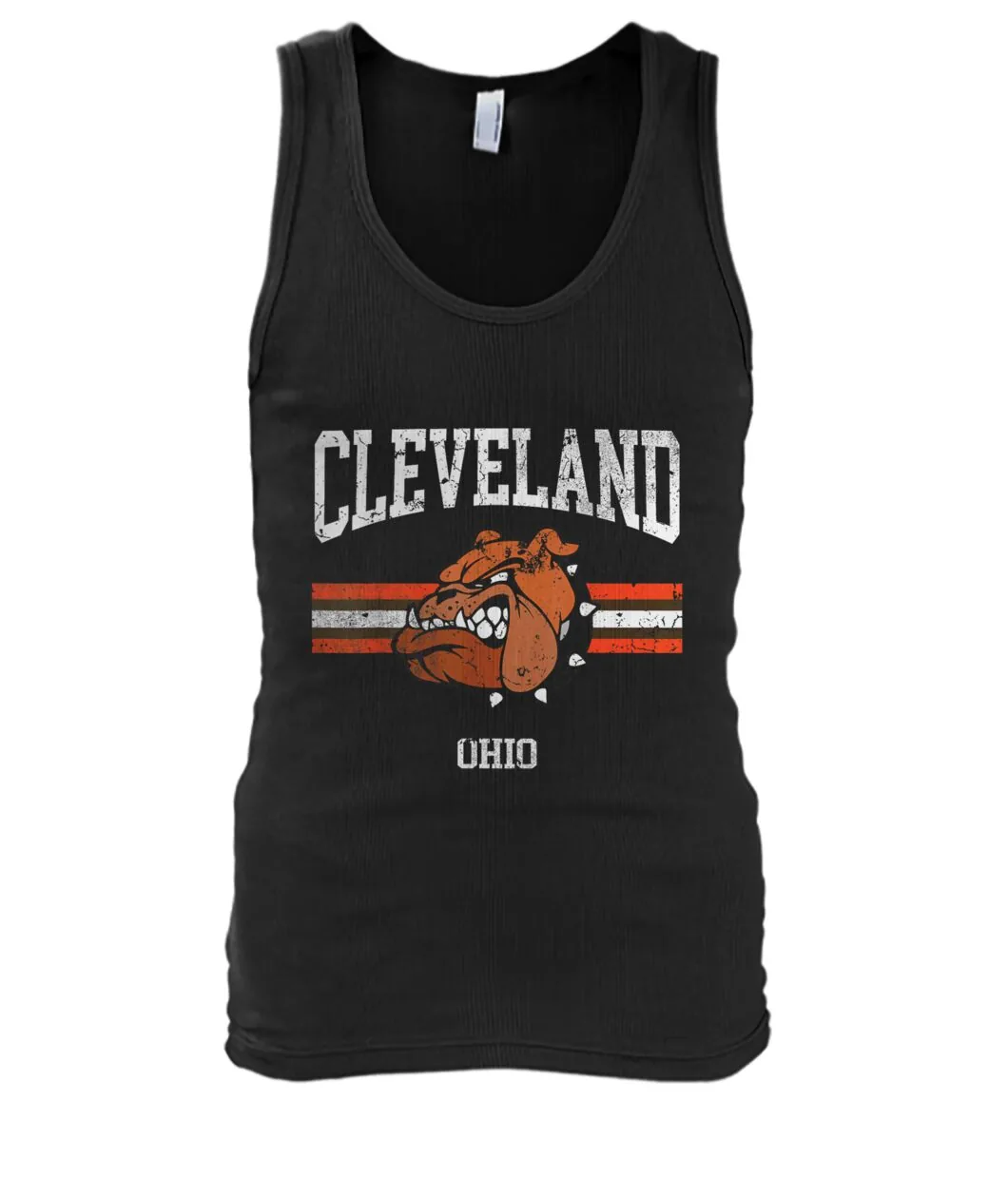 Cleveland Ohio Retro Bulldog Gameday Shirt view 4