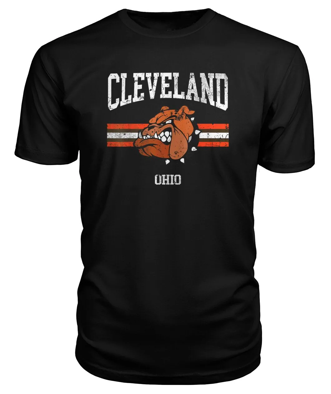 Cleveland Ohio Retro Bulldog Gameday Shirt view 6