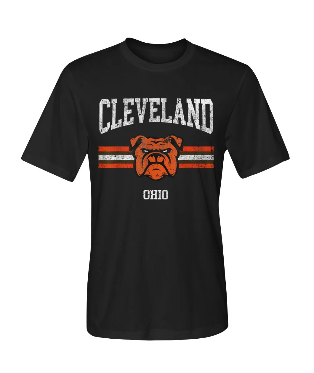 Cleveland Ohio Retro Bulldog Shirt view 5