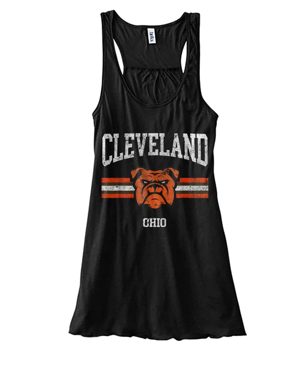 Cleveland Ohio Retro Bulldog Shirt view 6
