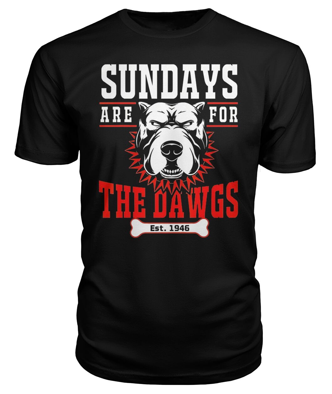 Sundays Are For The Dawgs Est 1946 Shirt - SUNDAYS ARE FOR THE DAWGS - EST. 1946 with dog
