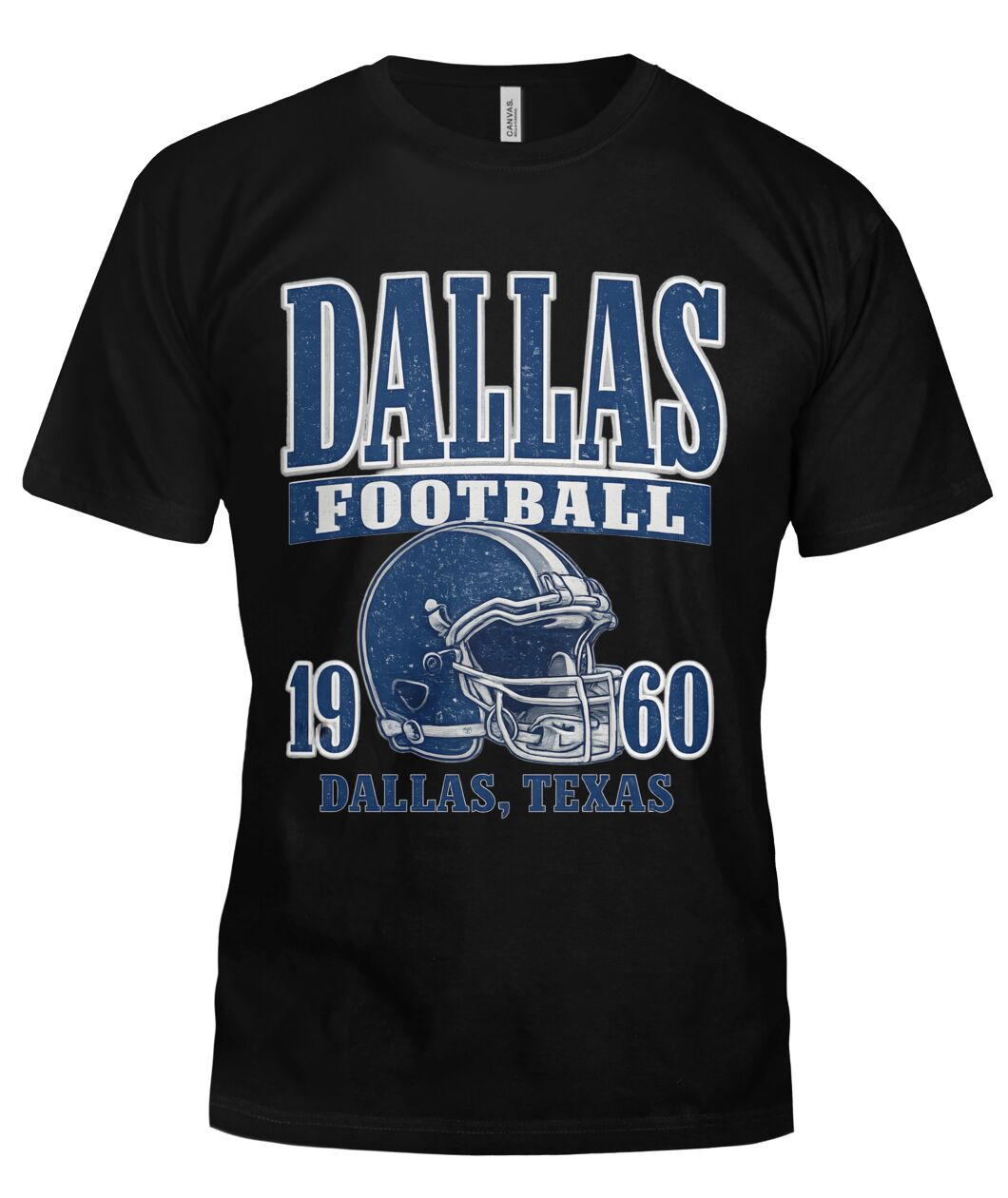 Dallas Football 1960 Helmet Vintage Shirt view 5