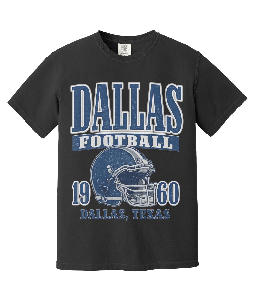 Dallas Football 1960 Helmet Vintage Shirt view 7