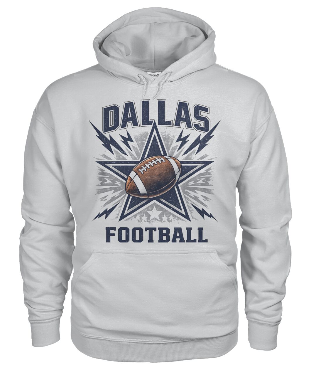 Dallas Football Star Lightning Vintage Shirt view 4