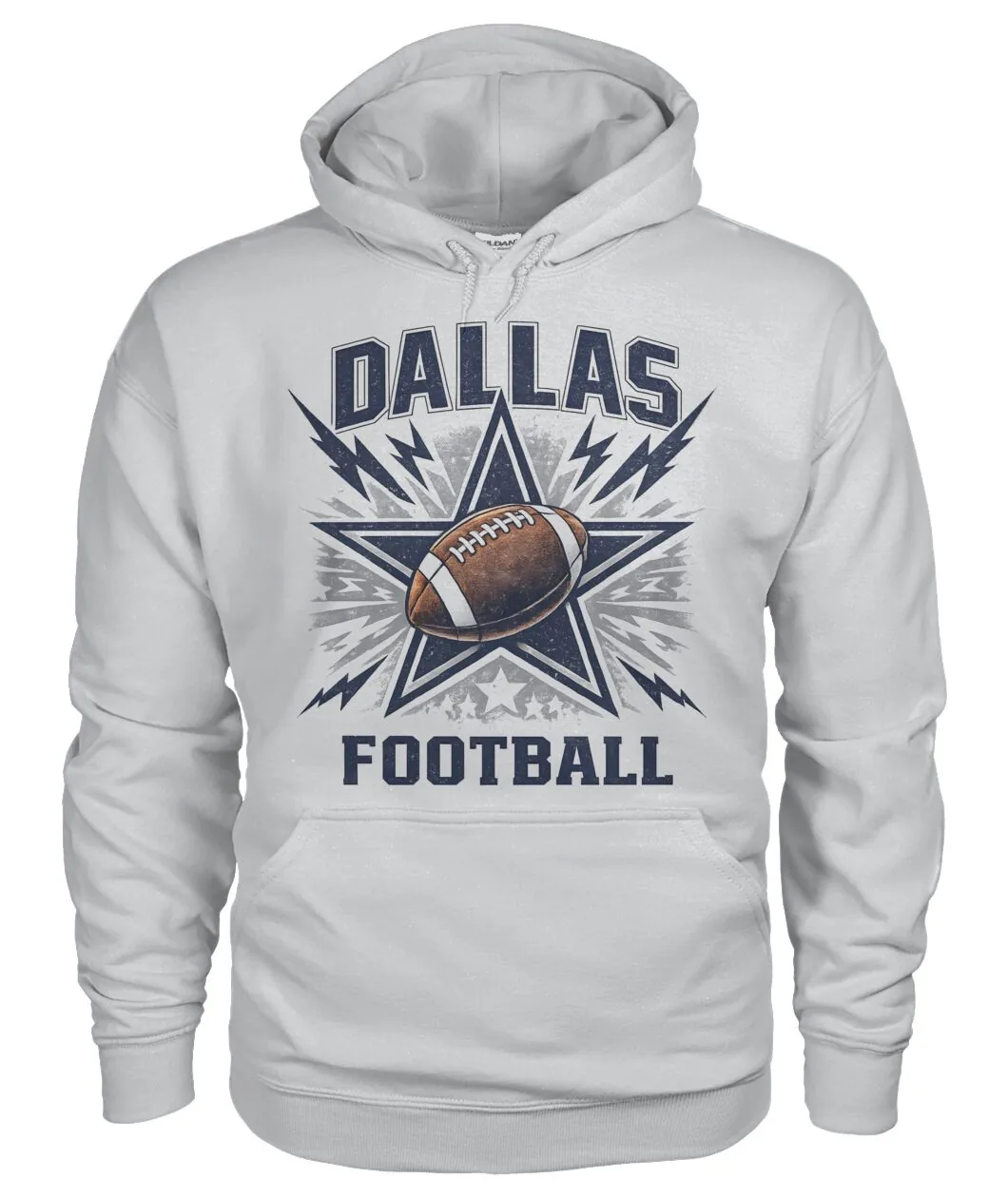 Dallas Football Star Lightning Vintage Shirt view 4