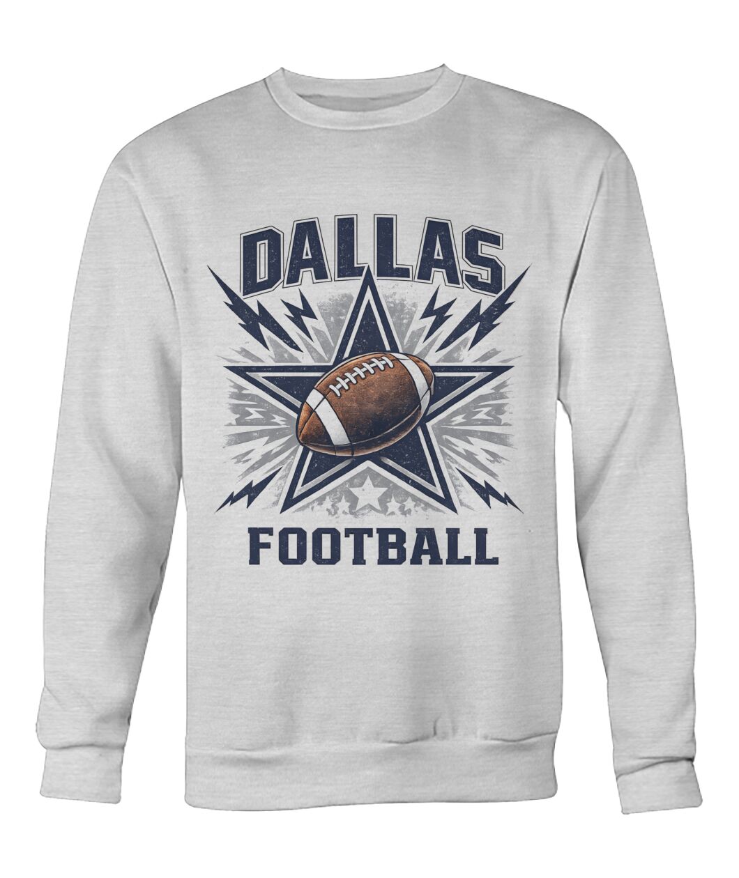 Dallas Football Star Lightning Vintage Shirt view 5