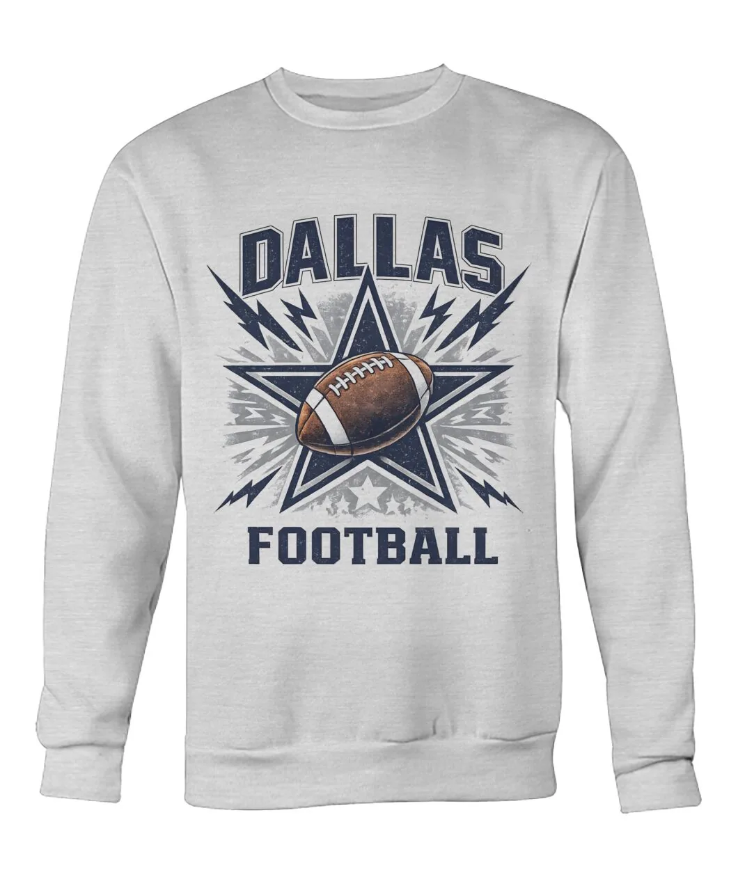 Dallas Football Star Lightning Vintage Shirt view 5