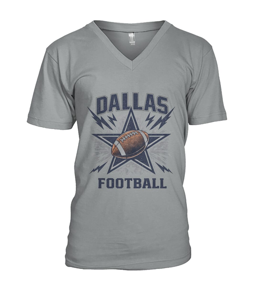 Dallas Football Star Lightning Vintage Shirt view 6