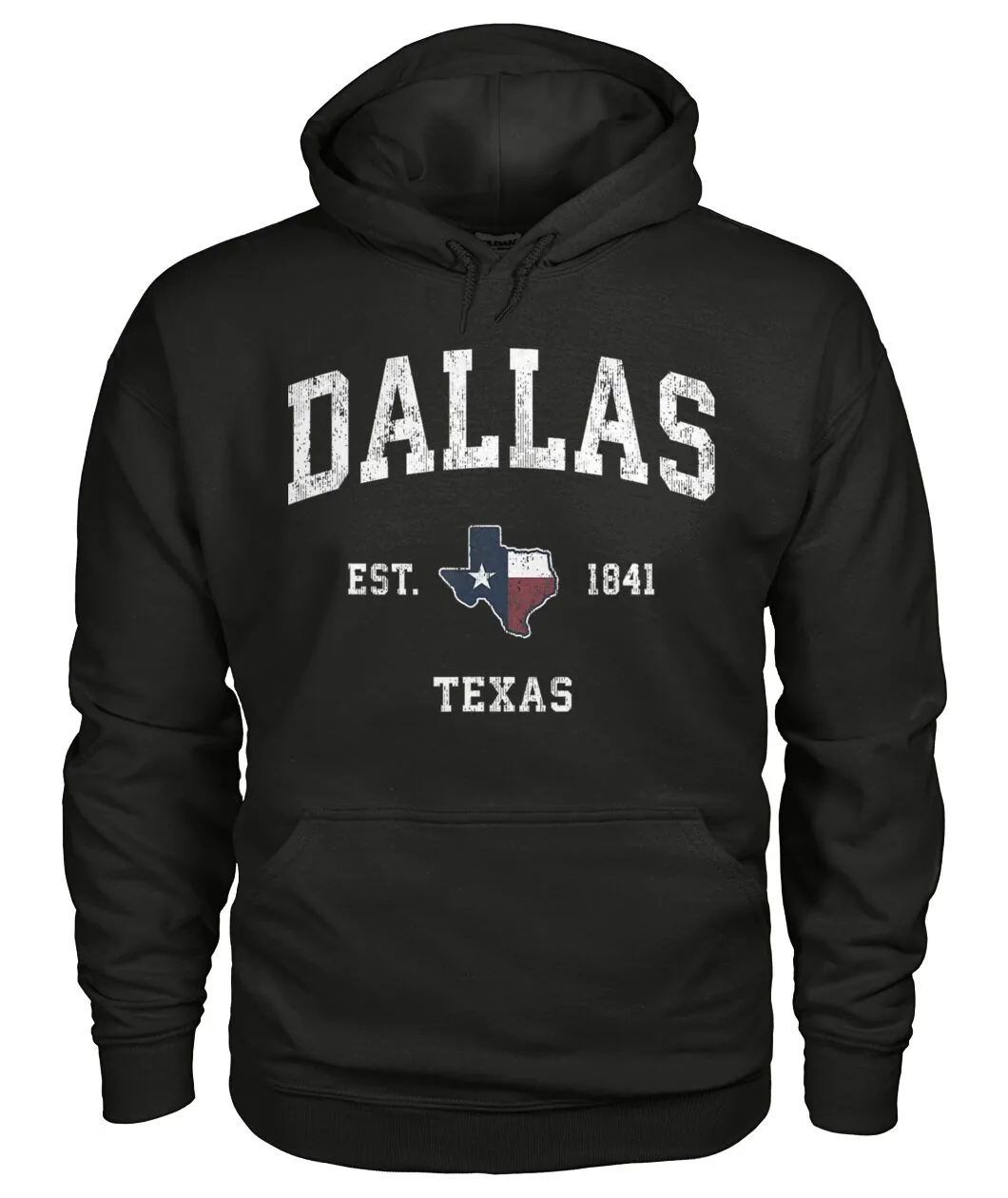 Dallas Texas Est 1841 Navy Shirt view 3