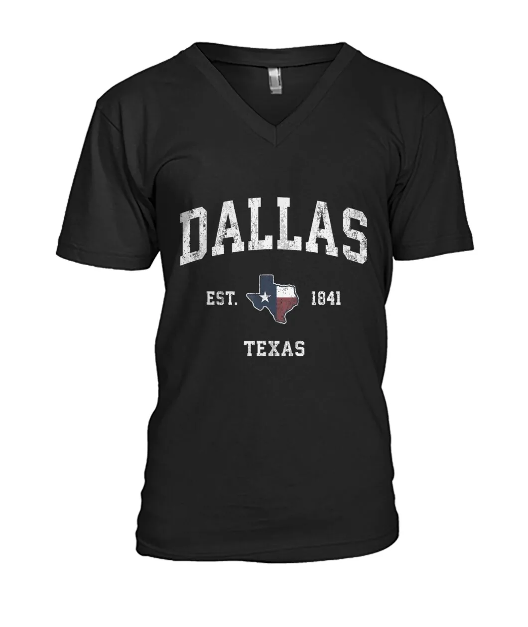 Dallas Texas Est 1841 Navy Shirt view 6