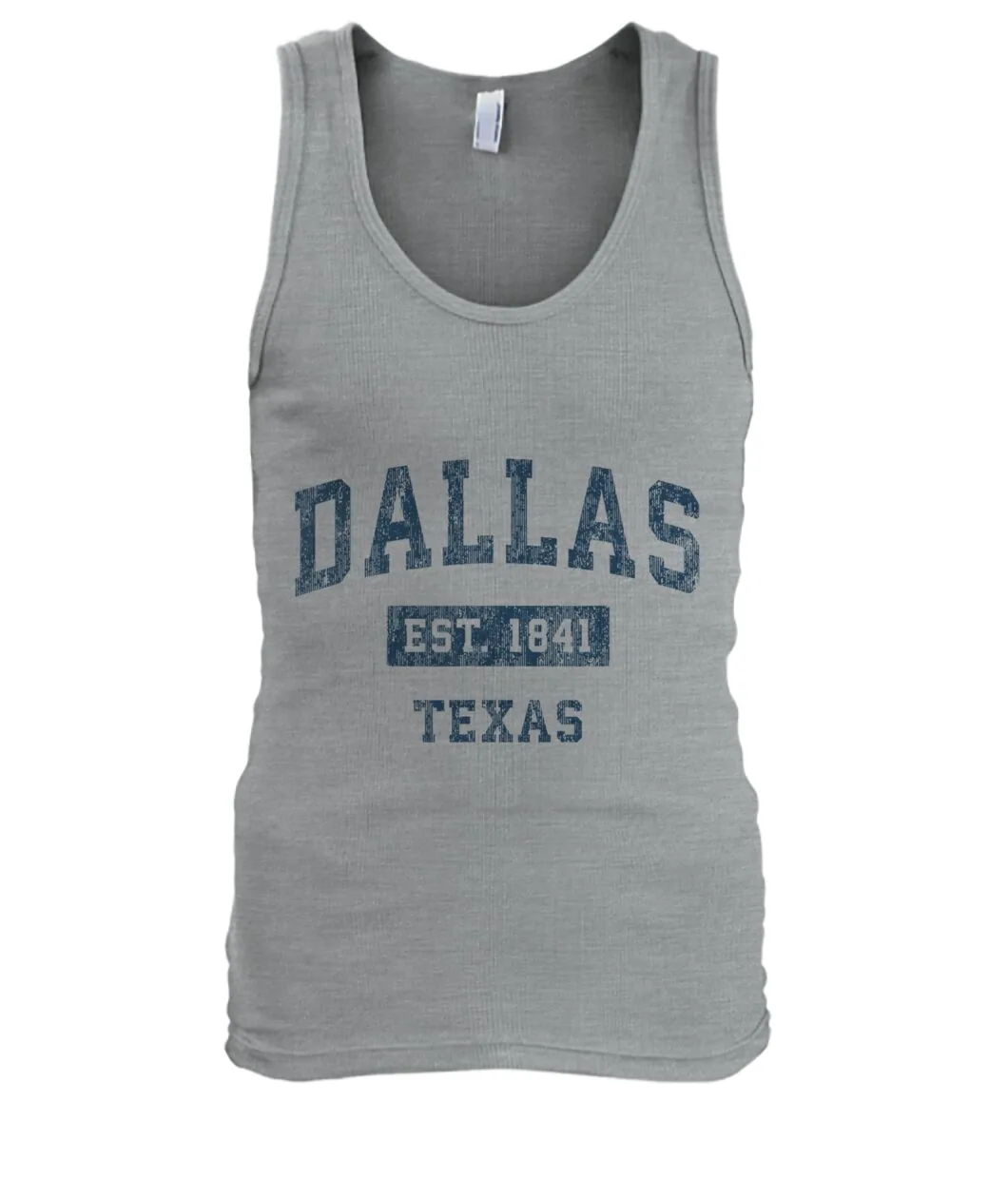 Dallas Texas Est 1841 Grey Shirt view 4