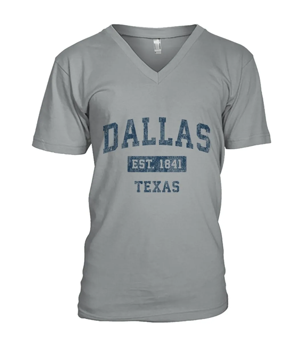Dallas Texas Est 1841 Grey Shirt view 6