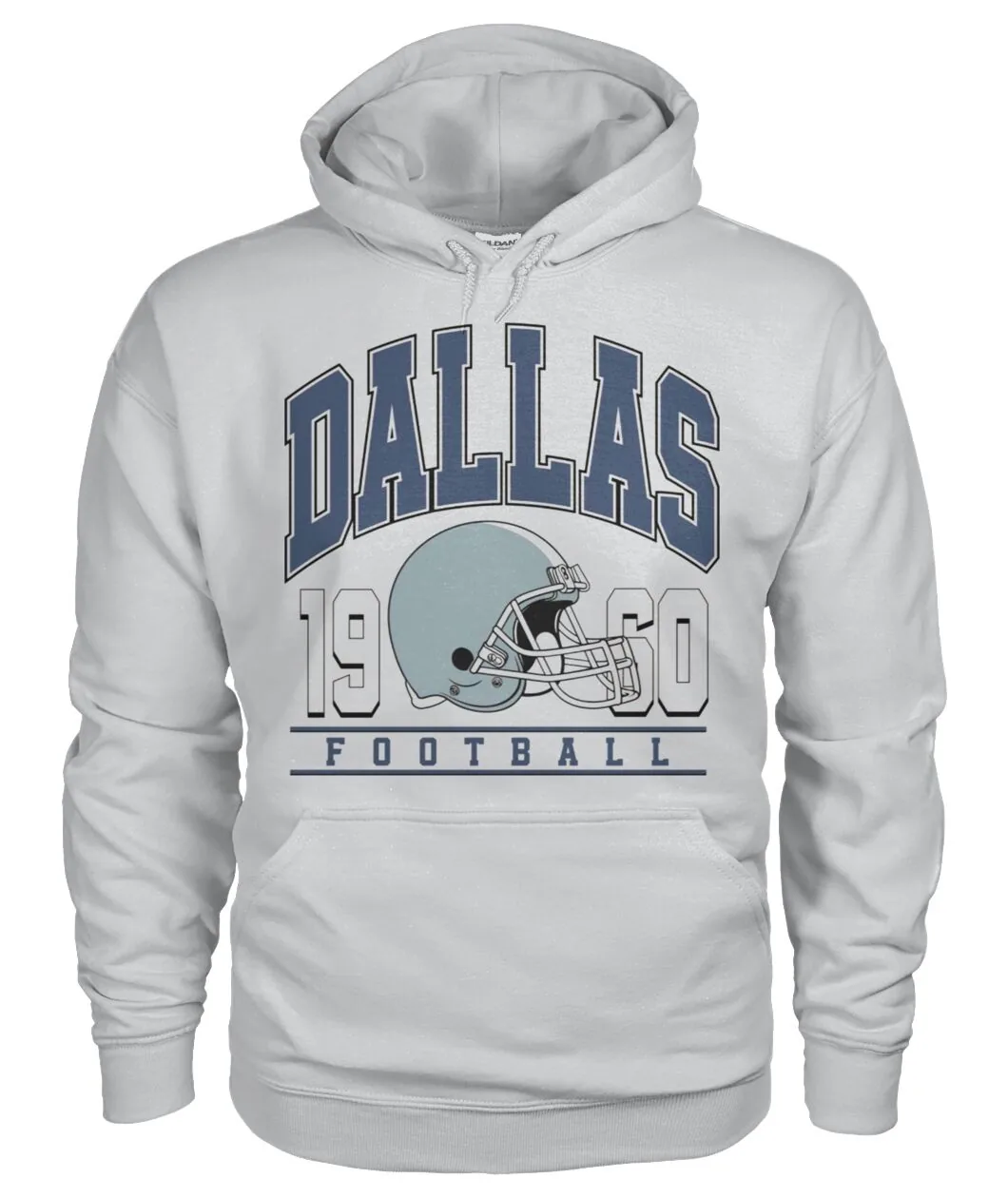 Dallas 1960 Football Helmet White Shirt view 3