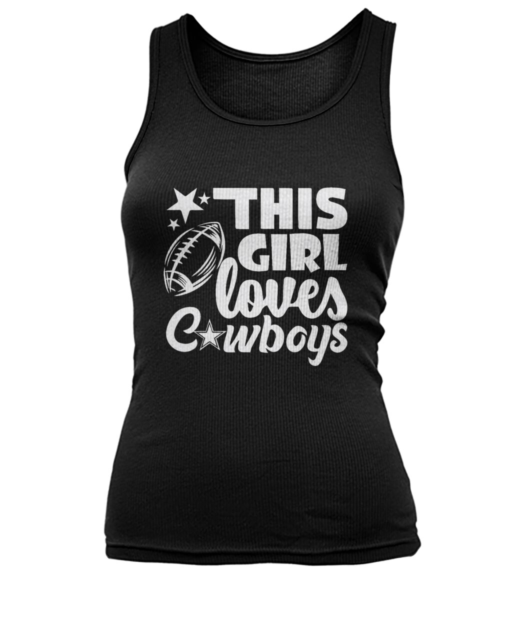 This Girl Loves Cowboys Women's Shirt view 8