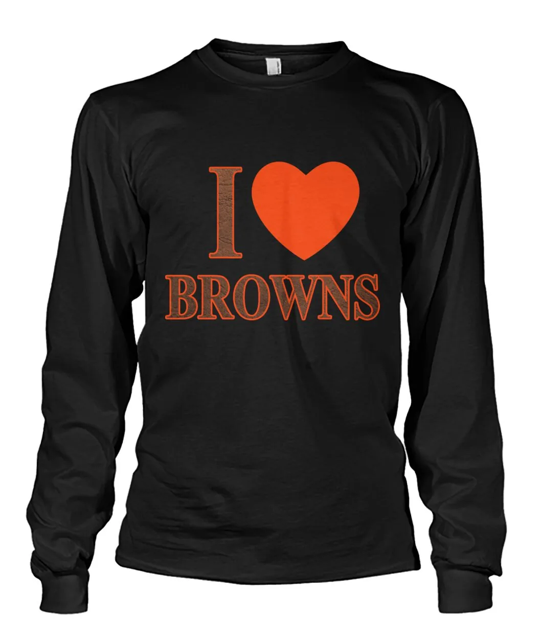 I Love Browns Heart Sweatshirt view 3