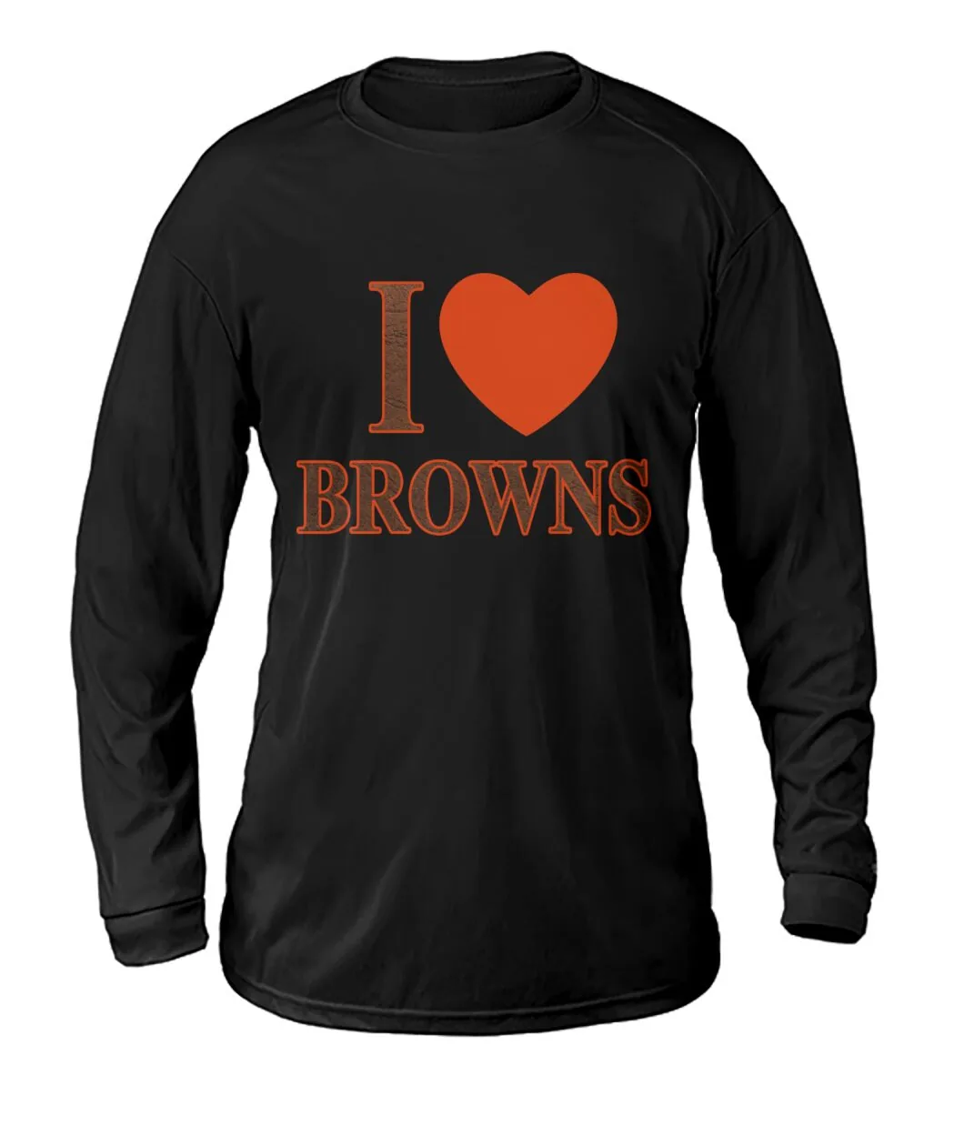 I Love Browns Heart Sweatshirt view 5
