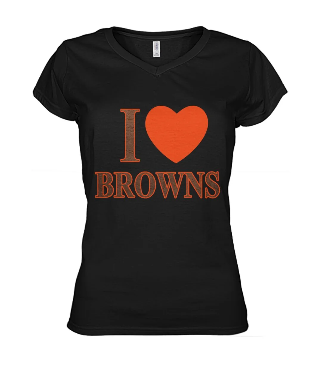 I Love Browns Heart Sweatshirt view 7