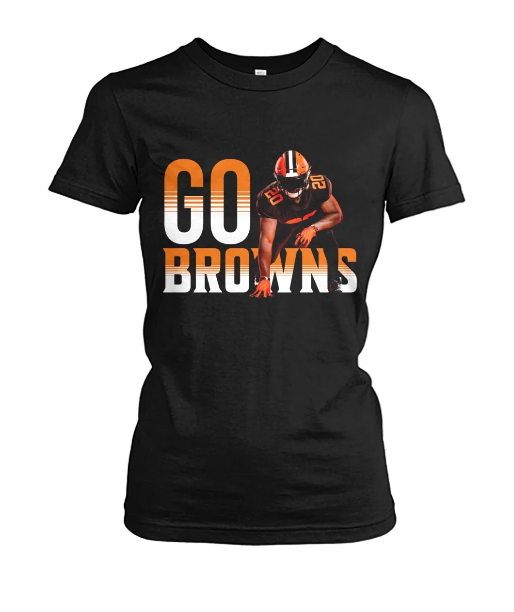 Go Browns Player Hoodie view 3