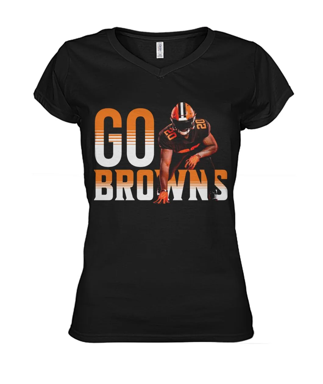 Go Browns Player Hoodie view 8