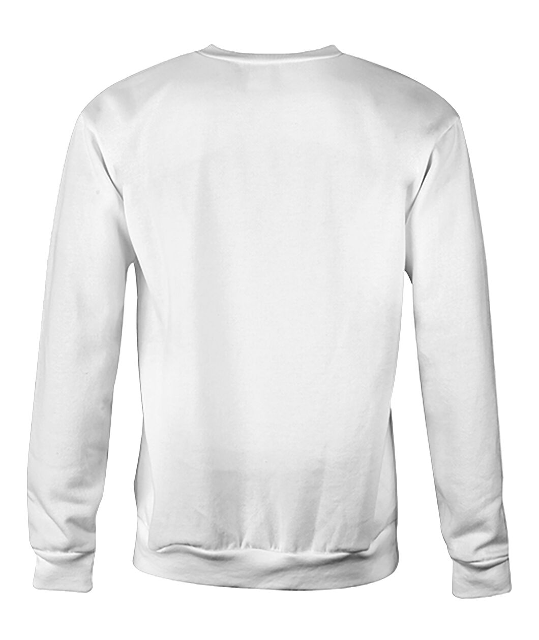 CLE Script Football White Sweatshirt back view