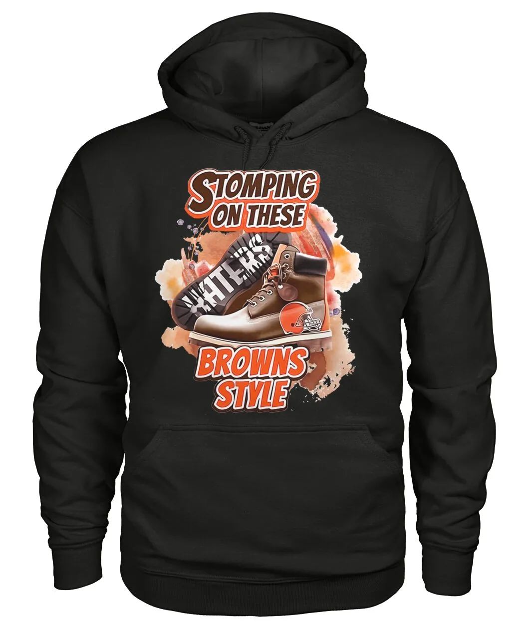 Stomping On These Haters Browns Style Sweatshirt view 3