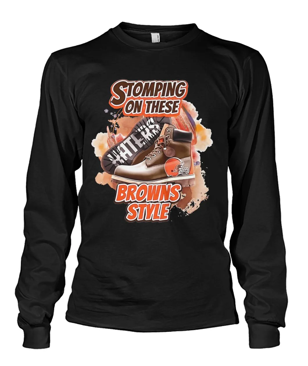 Stomping On These Haters Browns Style Sweatshirt view 6