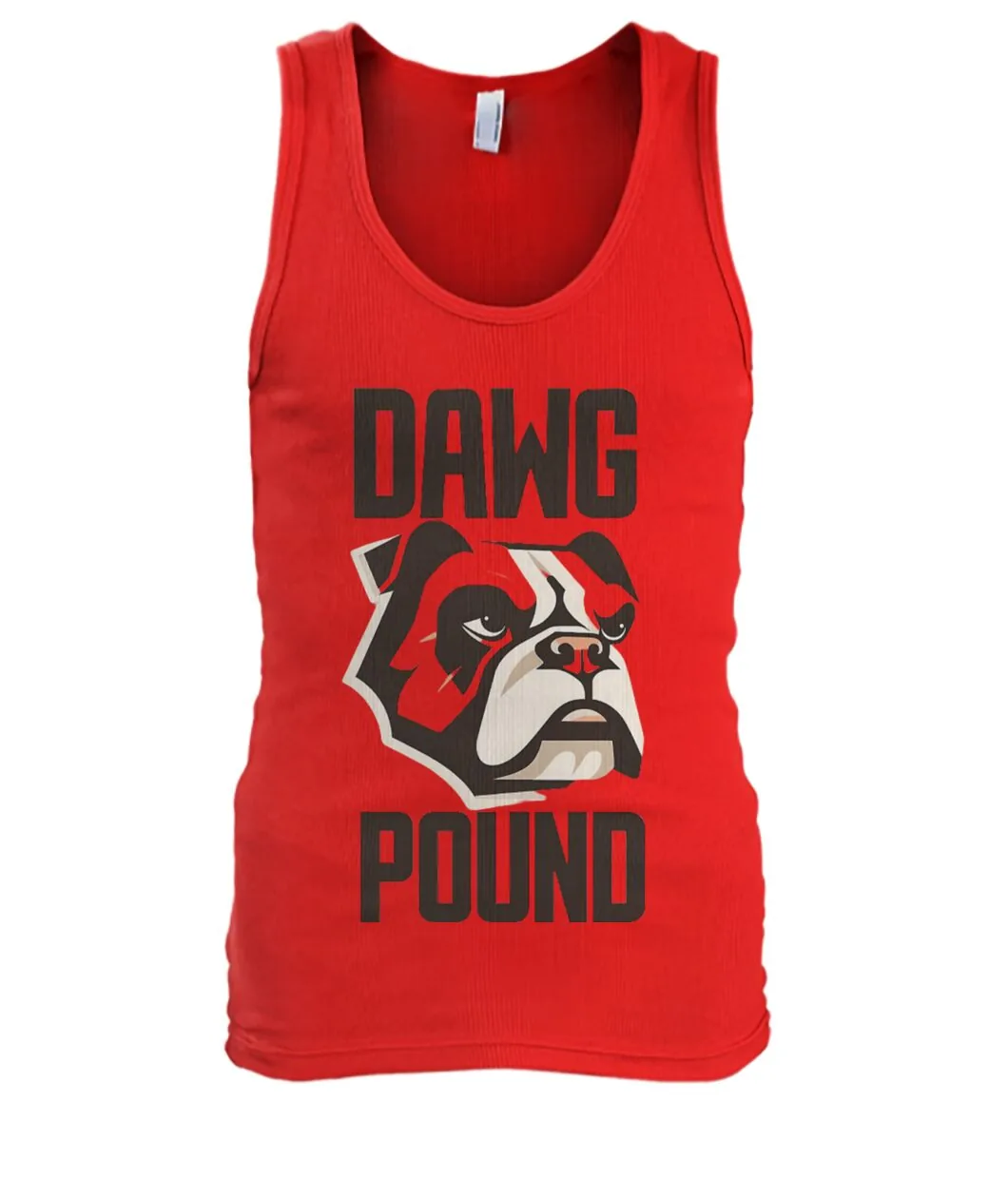 Dawg Pound Bulldog Red Sweatshirt view 8