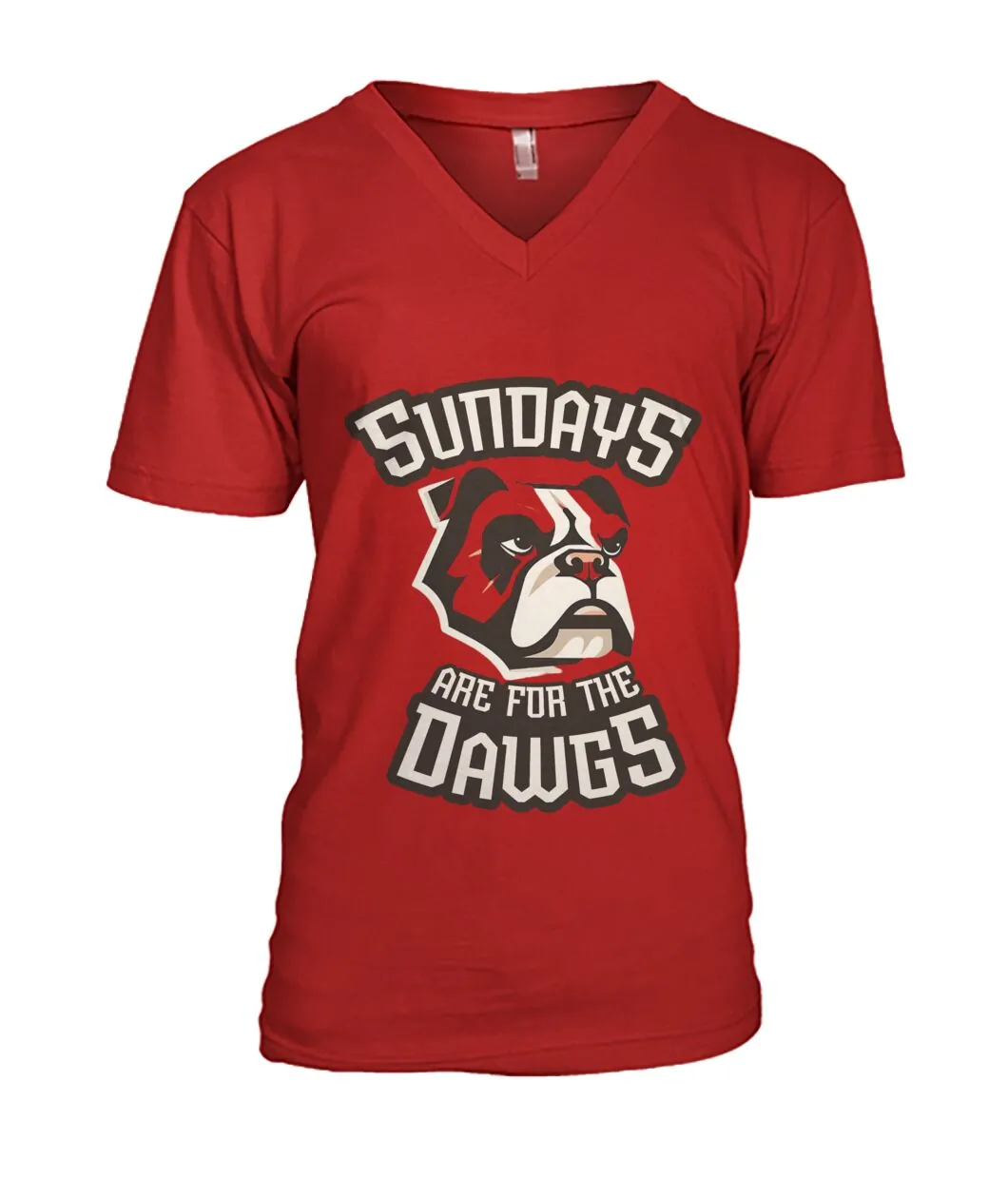 Sundays Are For The Dawgs Red Sweatshirt view 4