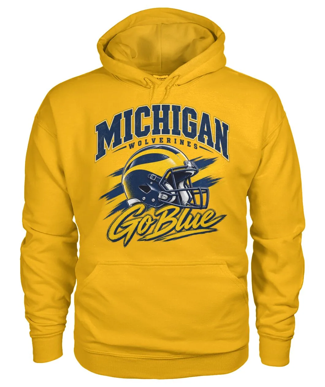 Go Blue Michigan Hoodie view 4