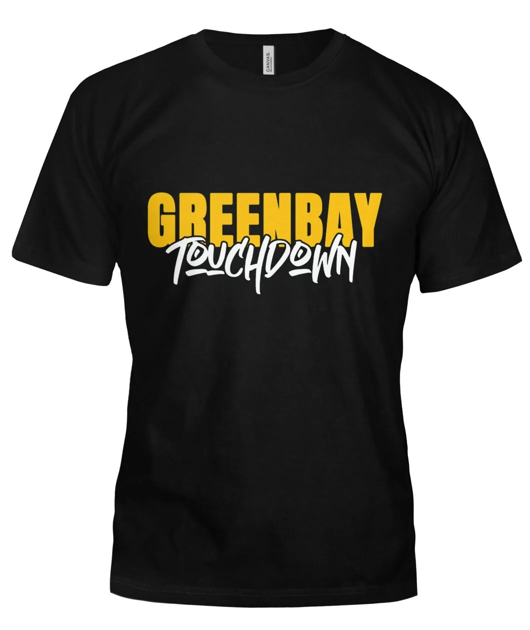 Fan-made Packers t-shirt with Greenbay Touchdown graphic, view 3