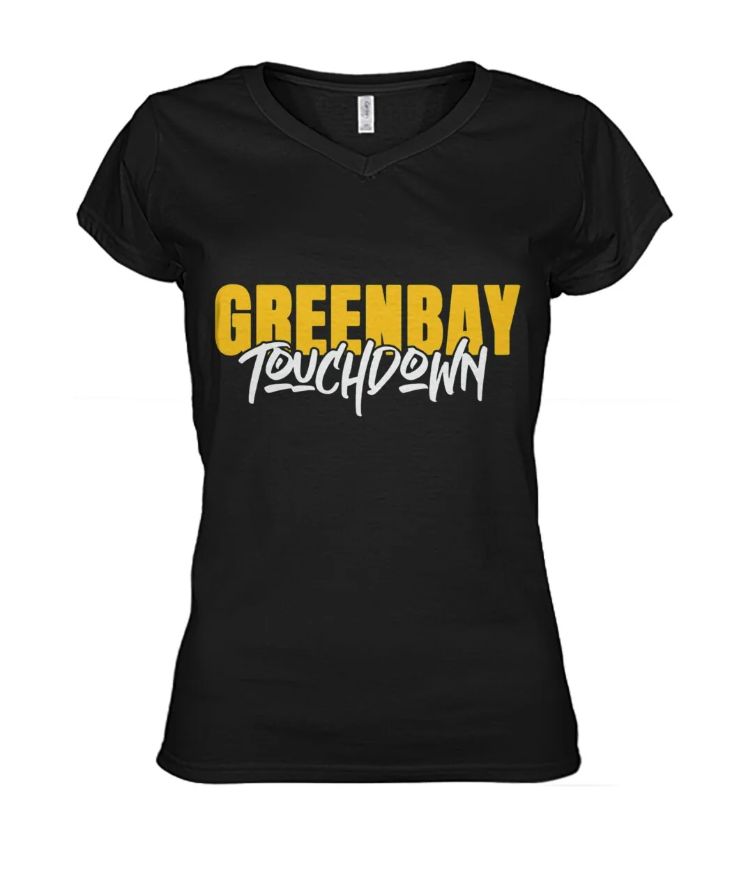 Fan-made Packers t-shirt with Greenbay Touchdown graphic, view 4