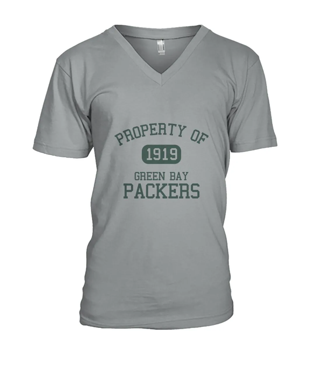 Fan-made Packers t-shirt with Property Of 1919 Green Bay Packers graphic, view 4