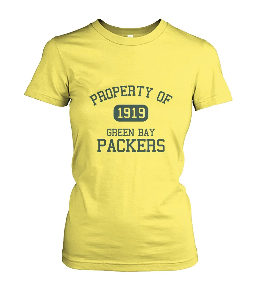 Fan-made Packers t-shirt with Property Of 1919 Green Bay Packers graphic, view 8