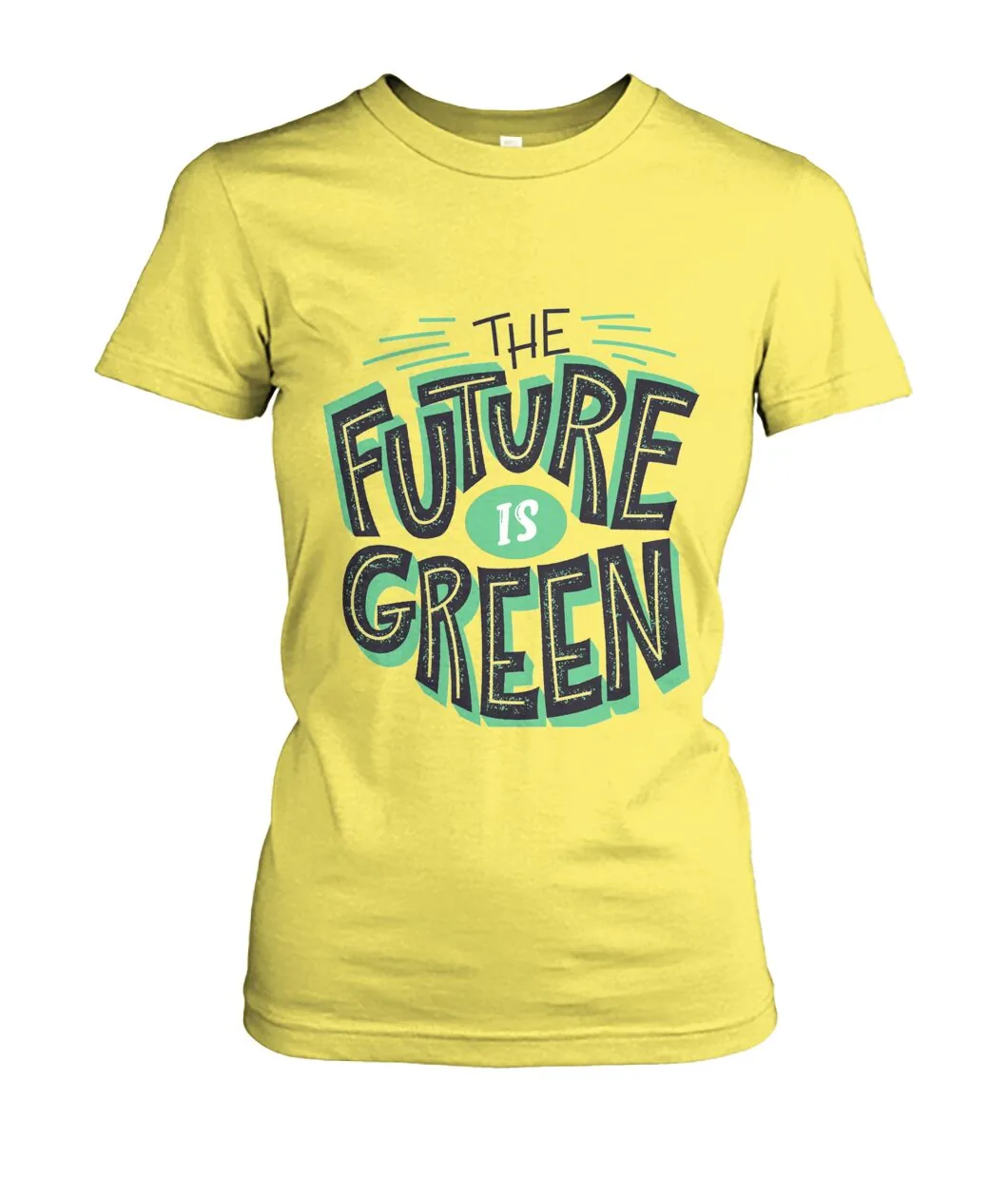 Fan-made Packers t-shirt with The Future Is Green graphic, view 3