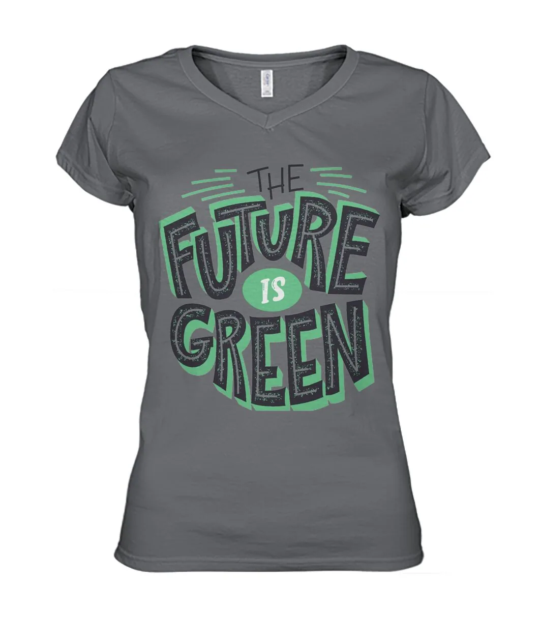 Fan-made Packers t-shirt with The Future Is Green graphic, view 6