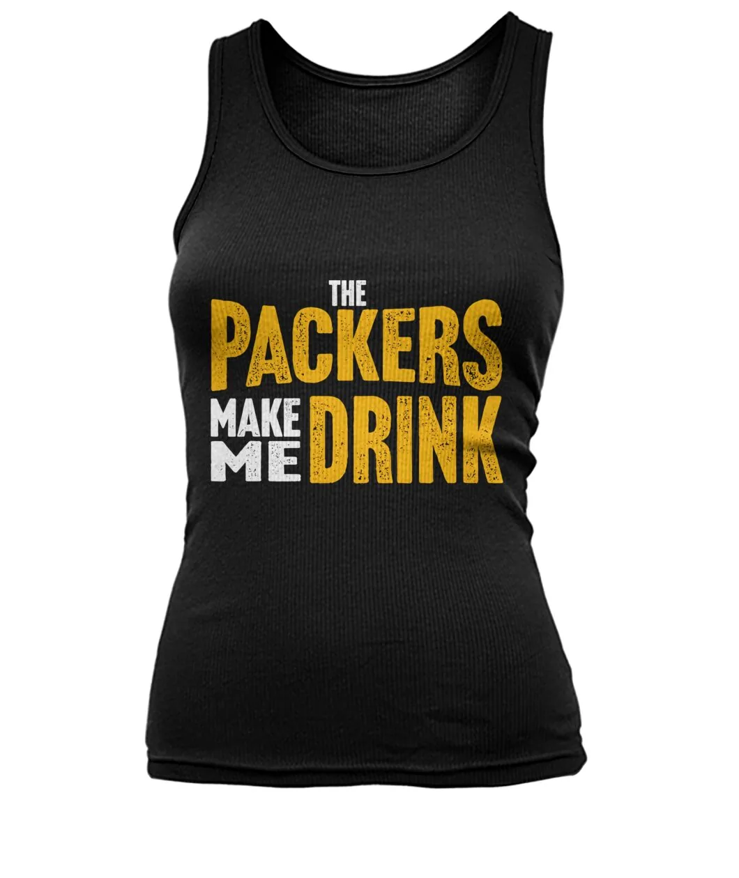 Fan-made Packers t-shirt with The Packers Make Me Drink graphic, view 4