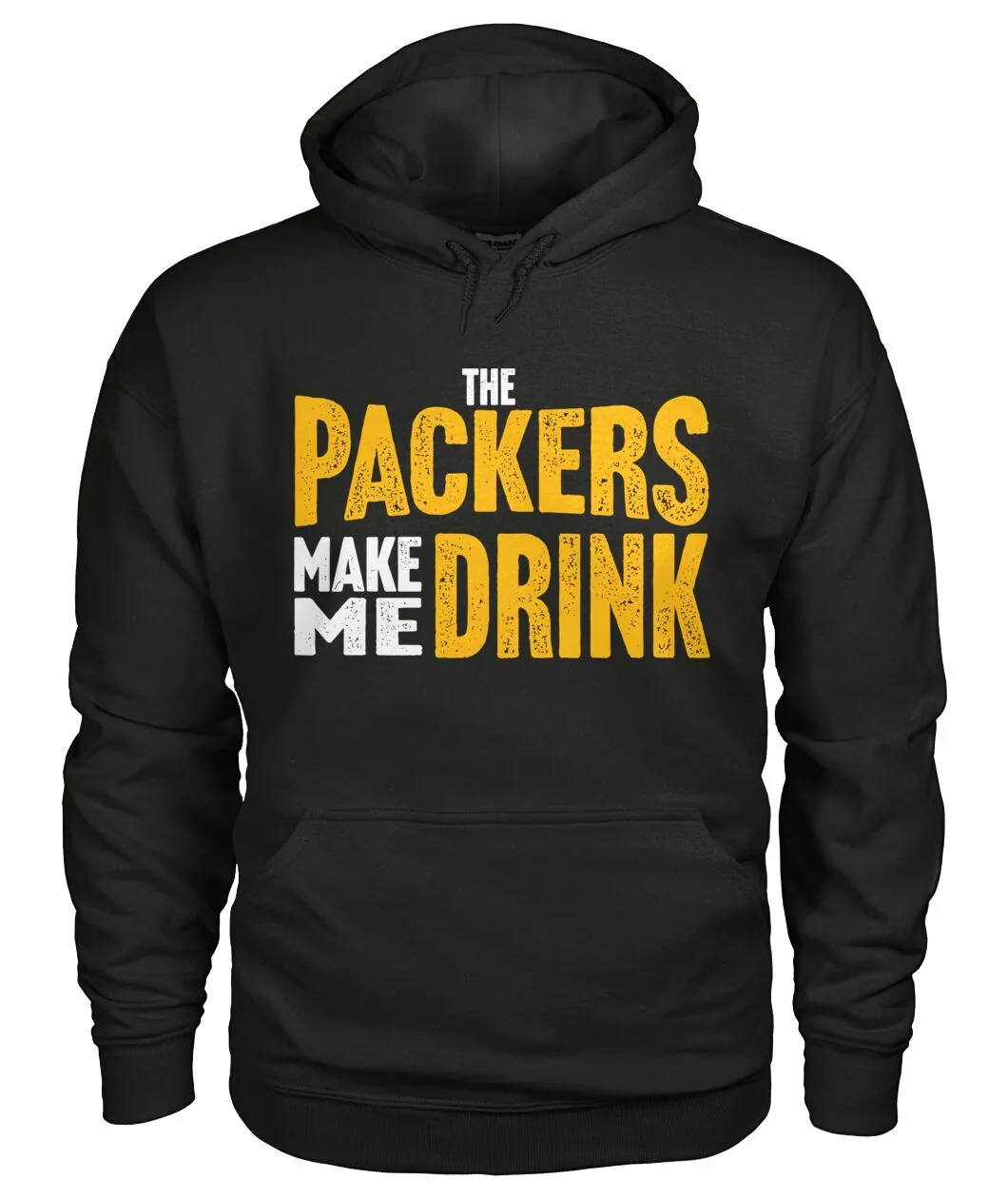 Fan-made Packers t-shirt with The Packers Make Me Drink graphic, view 5
