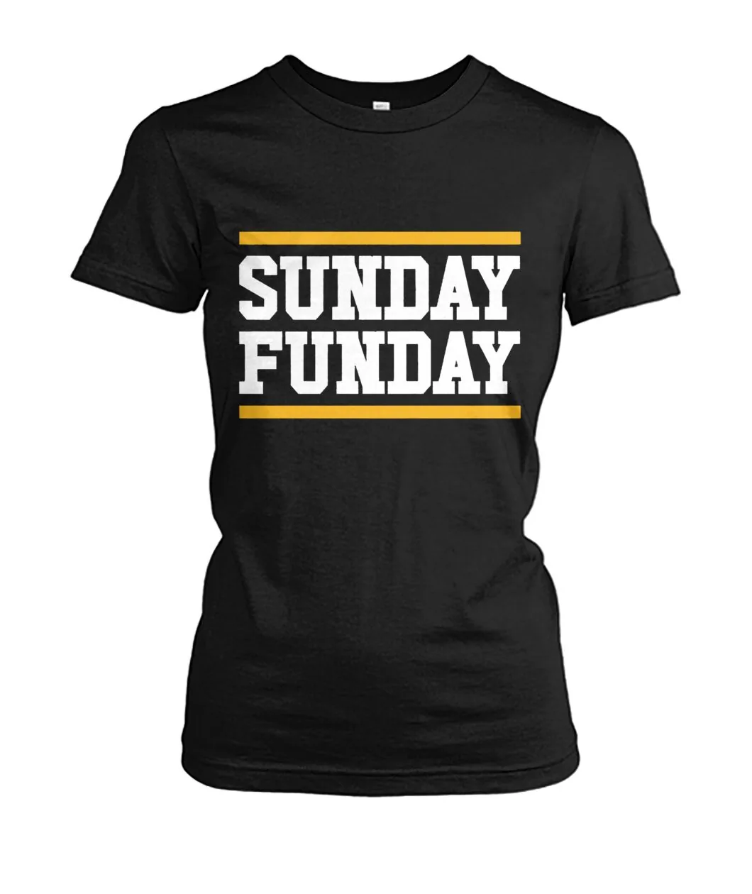 Fan-made Packers t-shirt with SUNDAY FUNDAY with gold bars graphic, view 7