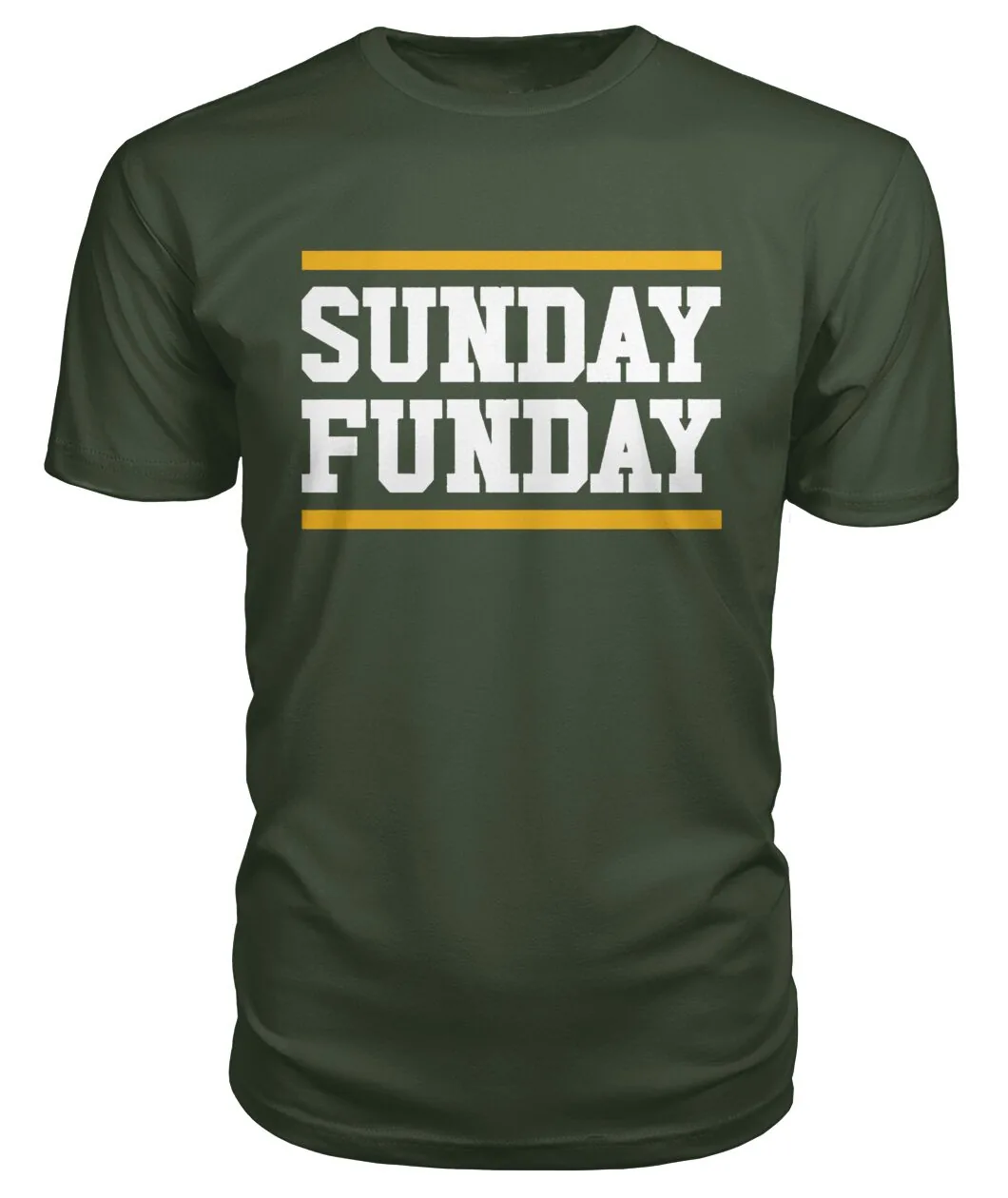 Sunday Funday Green Bay Bars Shirt - SUNDAY FUNDAY with gold bars