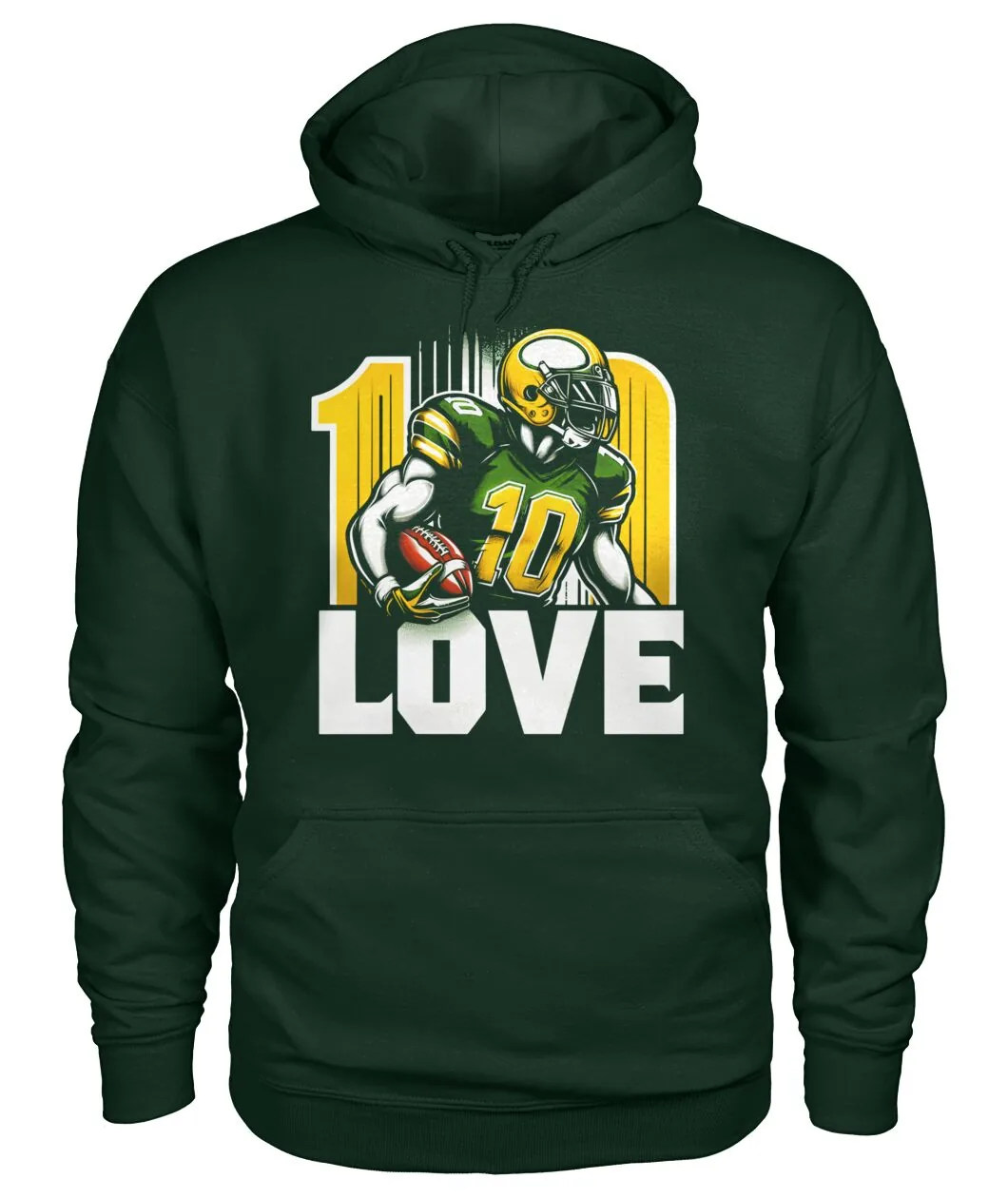 Jordan Love 10 Green Bay Hoodie