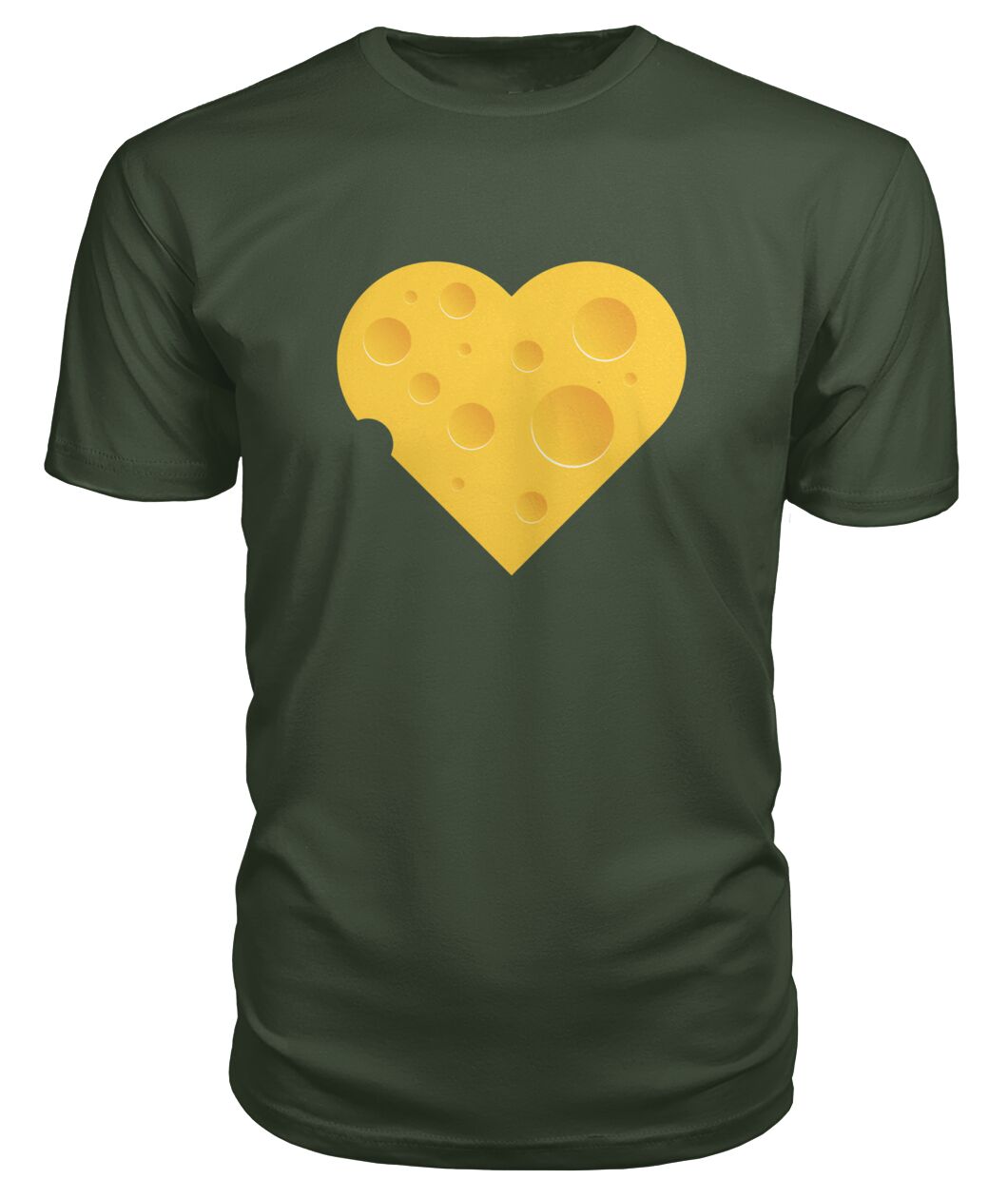 Cheese Heart Green Bay Shirt - Cheese wedge shaped like a heart