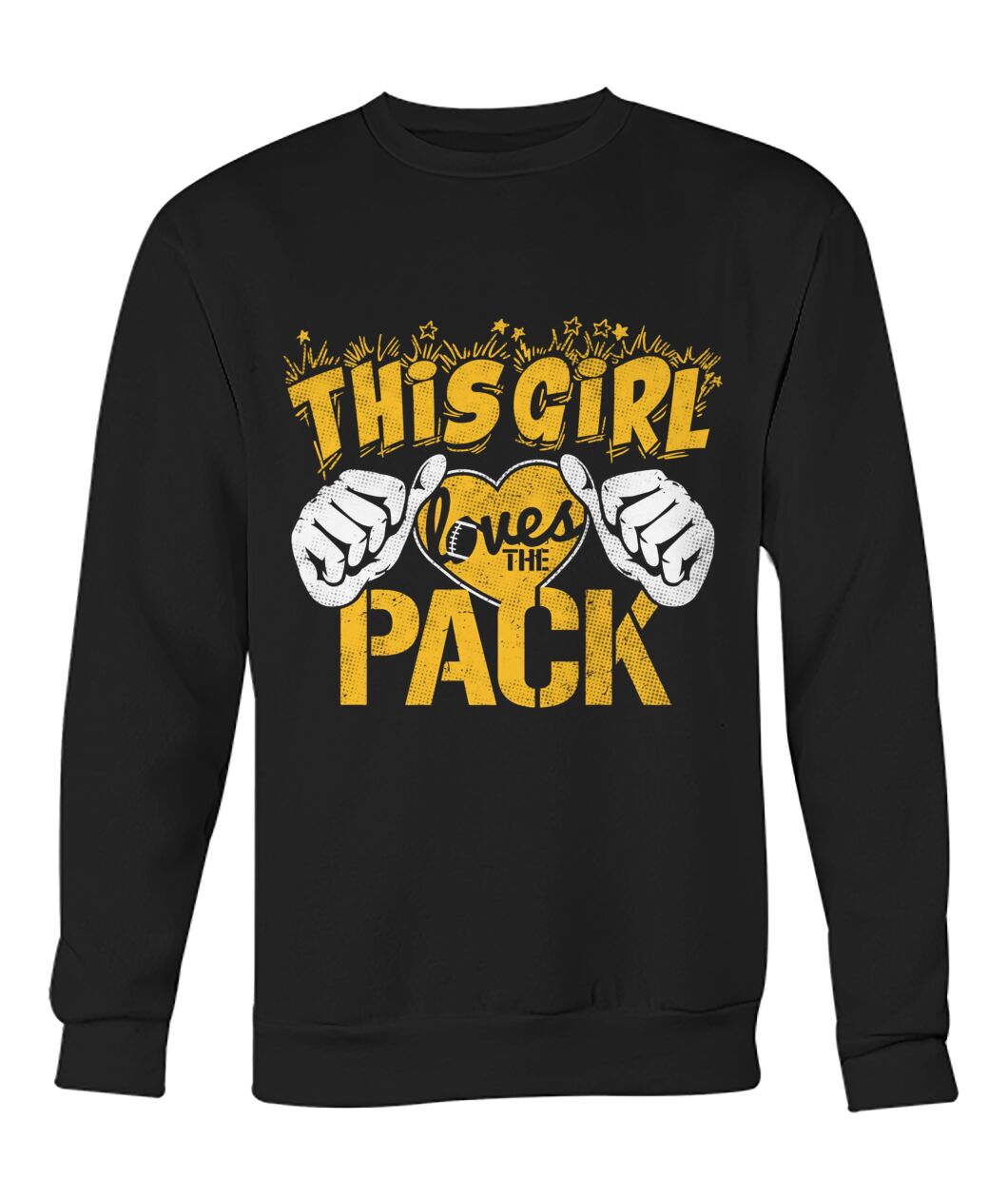 This Girl Loves The Pack Shirt view 4