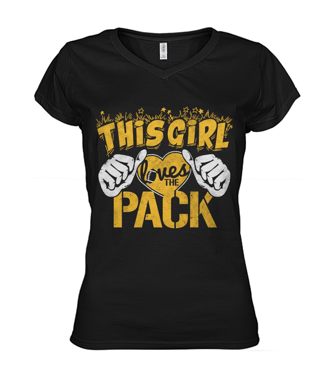 This Girl Loves The Pack Shirt view 6